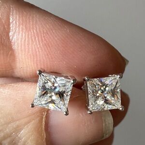 Elegant Silver Stud Earrings